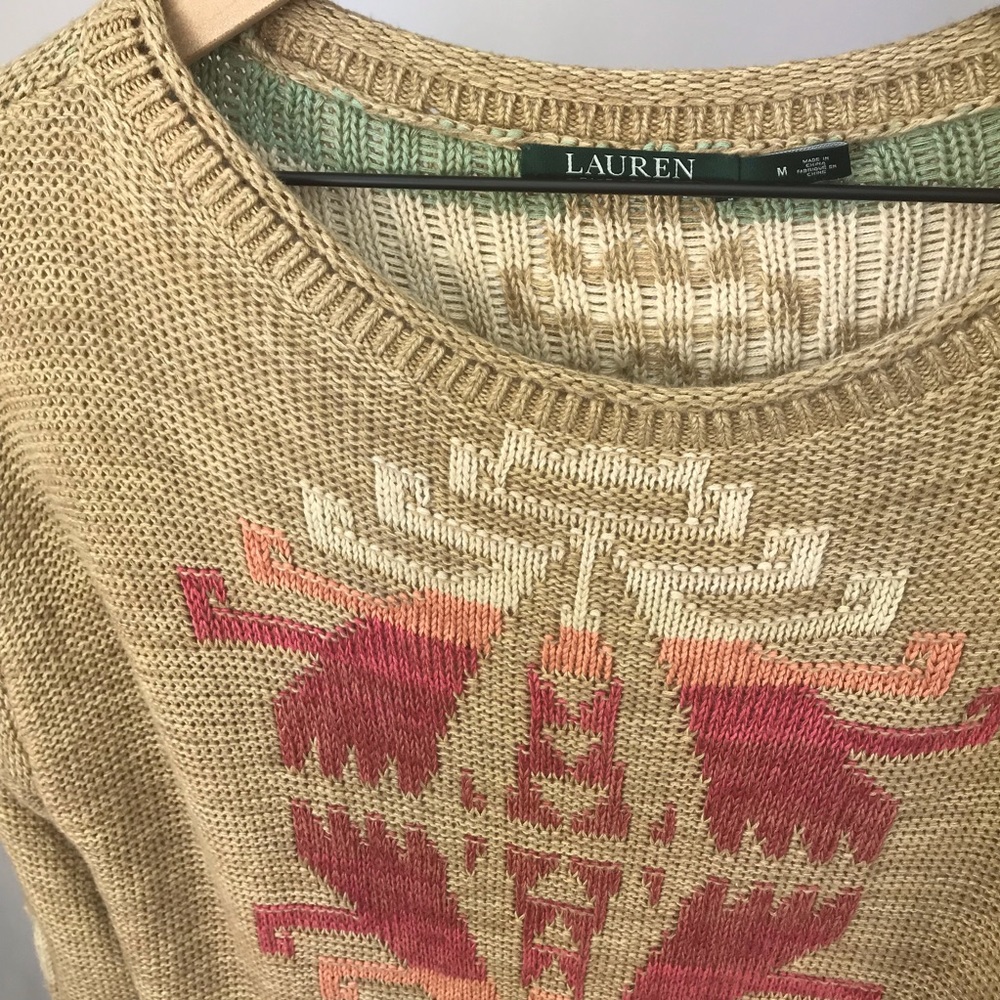 Tribal Tunic Sweater by Ralph Lauren medium